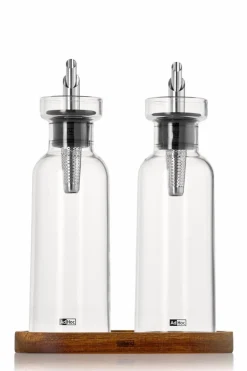 AdHoc Küchenutensilien-Essig- und Öl-Set AromaPour 3tlg. Transparent