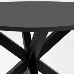 Kave Home Esstische-Esstisch Arya Ø 120 cm Schwarz