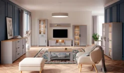 Esstische|FORTE Esstisch Bohol 160/206,60 x 90,20 cm Grau