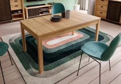 FORTE Esstische-Esstisch Killarney 160/207 x 90 cm Eiche