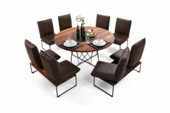Bullfrog Esstische-Esstisch 2117 Tablo Ø 150 cm Nussbaum