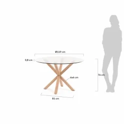 Esstisch Arya Ø 119 cm<Kave Home New
