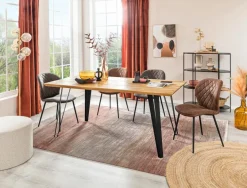 Portobello Esstische-Esstisch Denver 160 x 90 cm Wildeiche