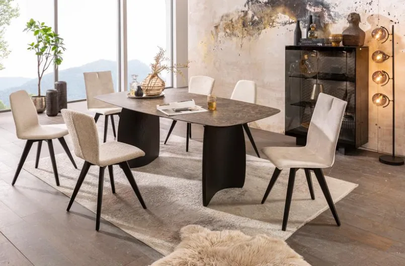 Esstische|Mobitec Esstisch Dolmen 200 x 100 cm Braun