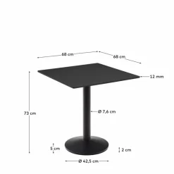 Esstisch Esilda 68 x 68 cm<Kave Home Discount