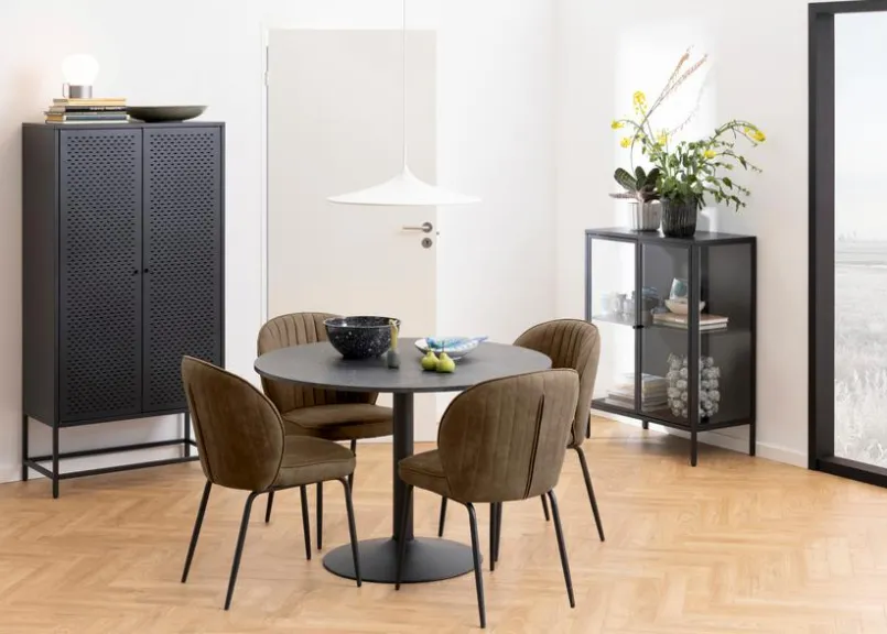 Esstische|Actona Esstisch Ibiza Ø 110 cm Schwarz