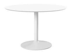 Esstische|Actona Esstisch Ibiza Ø 110 cm Weiß / Matt