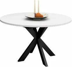 Esstisch mit Auszug Big System Ø 130/ 140 cm<Mäusbacher