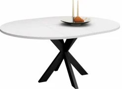 Esstisch mit Auszug Big System Ø 130/ 140 cm<Mäusbacher