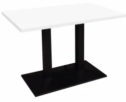 Esstische|Mäusbacher Esstisch mit Auszug Bistro 120/160 x 70 cm Weiß / Matt