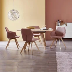 SCHÖNER WOHNEN-Kollektion Esstische-Esstisch mit Auszug Extend S328 140/205 x 140 cm Wildeiche
