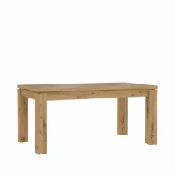 FORTE Esstische-Esstisch mit Auszug Farida 160/206 x 90 cm Eiche
