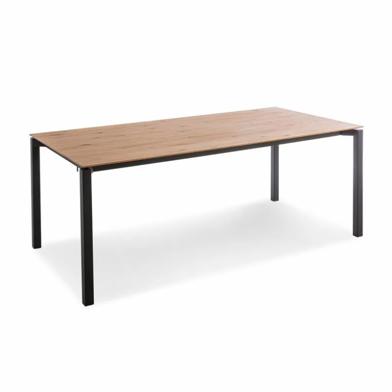 Mobitec Esstische-Esstisch mit Auszug Float T0501 200/300 x 100 cm Wildeiche