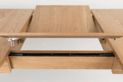 Zuiver Esstische-Esstisch mit Auszug Glimps 120/ 162 x 80 cm Eiche