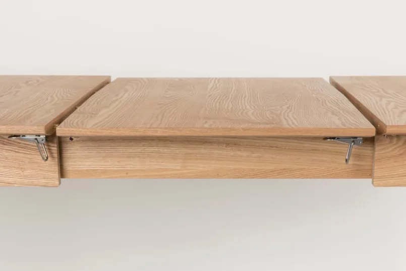 Zuiver Esstische-Esstisch mit Auszug Glimps 120/ 162 x 80 cm Eiche