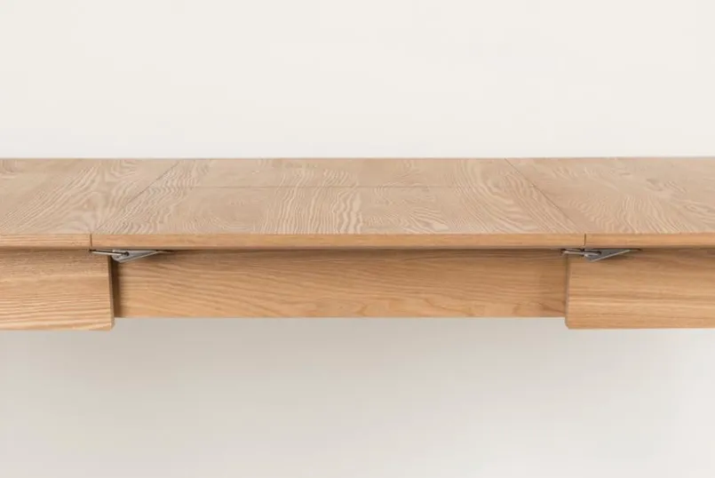 Zuiver Esstische-Esstisch mit Auszug Glimps 120/ 162 x 80 cm Eiche