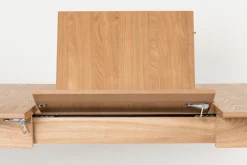 Zuiver Esstische-Esstisch mit Auszug Glimps 120/ 162 x 80 cm Eiche