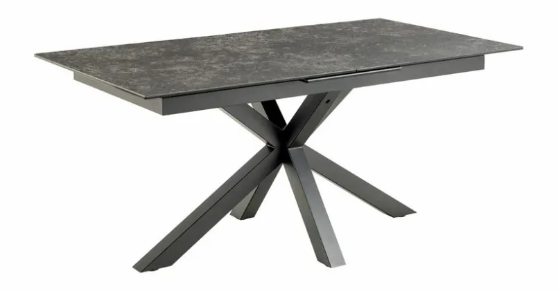 Esstische|Actona Esstisch mit Auszug Heaven 168/210 x 90 cm Schwarz
