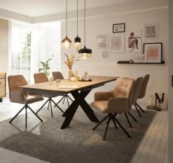 Esstische|MAISON Esstisch mit Auszug Lansing 180/ 260 x 95 cm Wildeiche