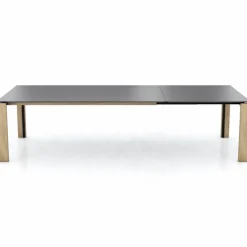 Esstische|Mobitec Esstisch mit Auszug Terra 200/300 x 100 cm Schwarz