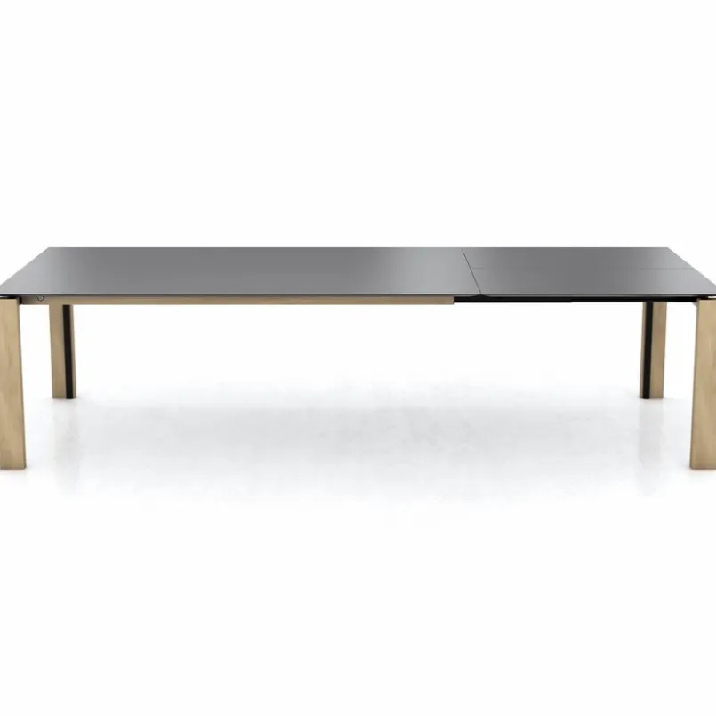 Esstische|Mobitec Esstisch mit Auszug Terra 200/300 x 100 cm Schwarz