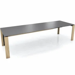Esstische|Mobitec Esstisch mit Auszug Terra 200/300 x 100 cm Schwarz