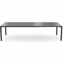 Esstische|Mobitec Esstisch mit Auszug Terra 200(300)x100 cm Schwarz