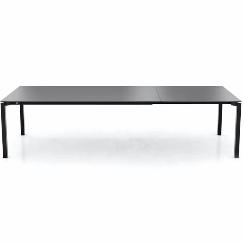 Esstische|Mobitec Esstisch mit Auszug Terra 200(300)x100 cm Schwarz