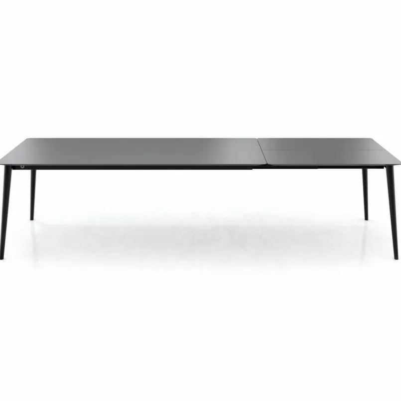 Esstische|Mobitec Esstisch mit Auszug Terra 200/300 x 100 cm Schwarz