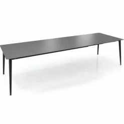 Esstische|Mobitec Esstisch mit Auszug Terra 200/300 x 100 cm Schwarz
