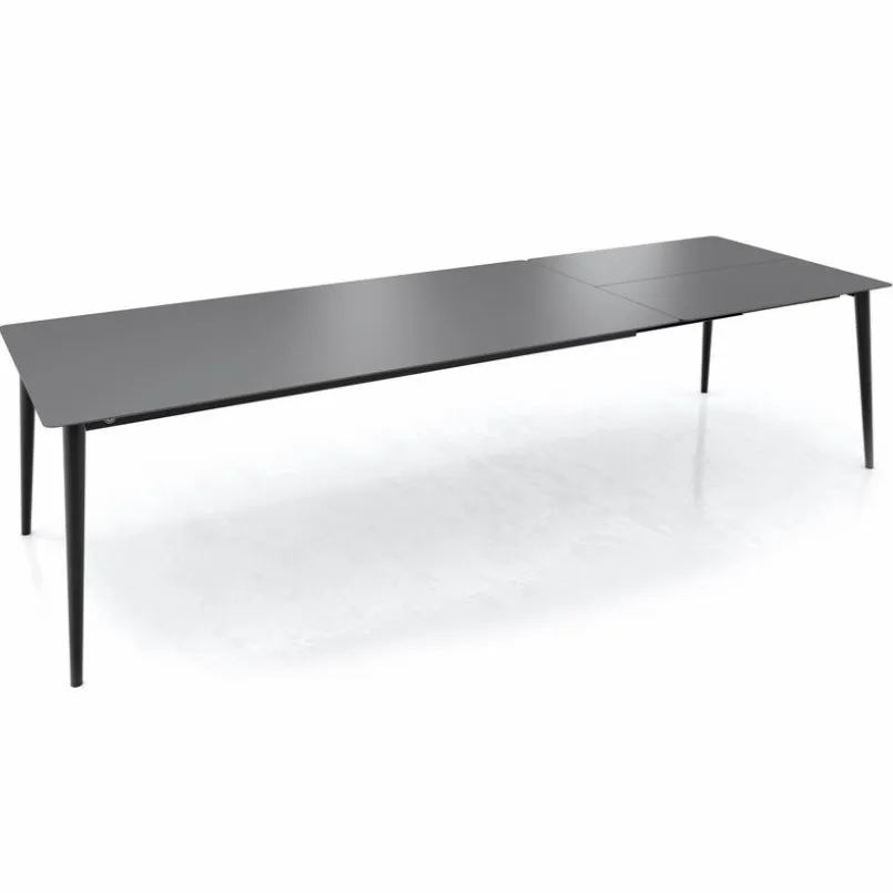 Esstische|Mobitec Esstisch mit Auszug Terra 200/300 x 100 cm Schwarz