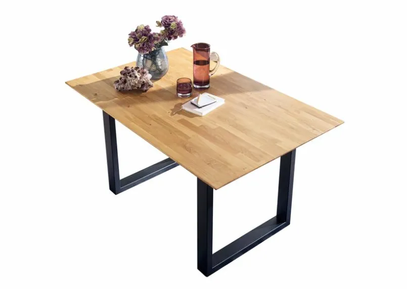 G+K Esstische-Esstisch mit Auszug TI-0594 160/210 x 90 cm Wildeiche