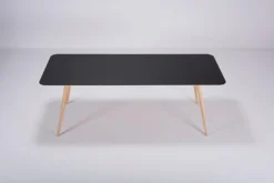 GAZZDA Esstische-Esstisch Stafa 220 x 90 cm Schwarz