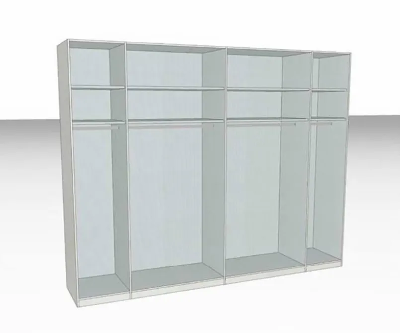 Falt-/Drehtürenschrank Ohio 300 x 236 cm<Wiemann Hot
