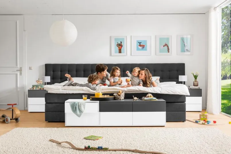 Familienbett Lund 240 x 200 cm<Ergodream Clearance