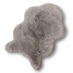 Felle & Fellteppiche| Fellimitat 60 x 90 cm Silber