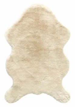 Felle & Fellteppiche-Fellimitat Happy 2 60 x 90 cm Beige