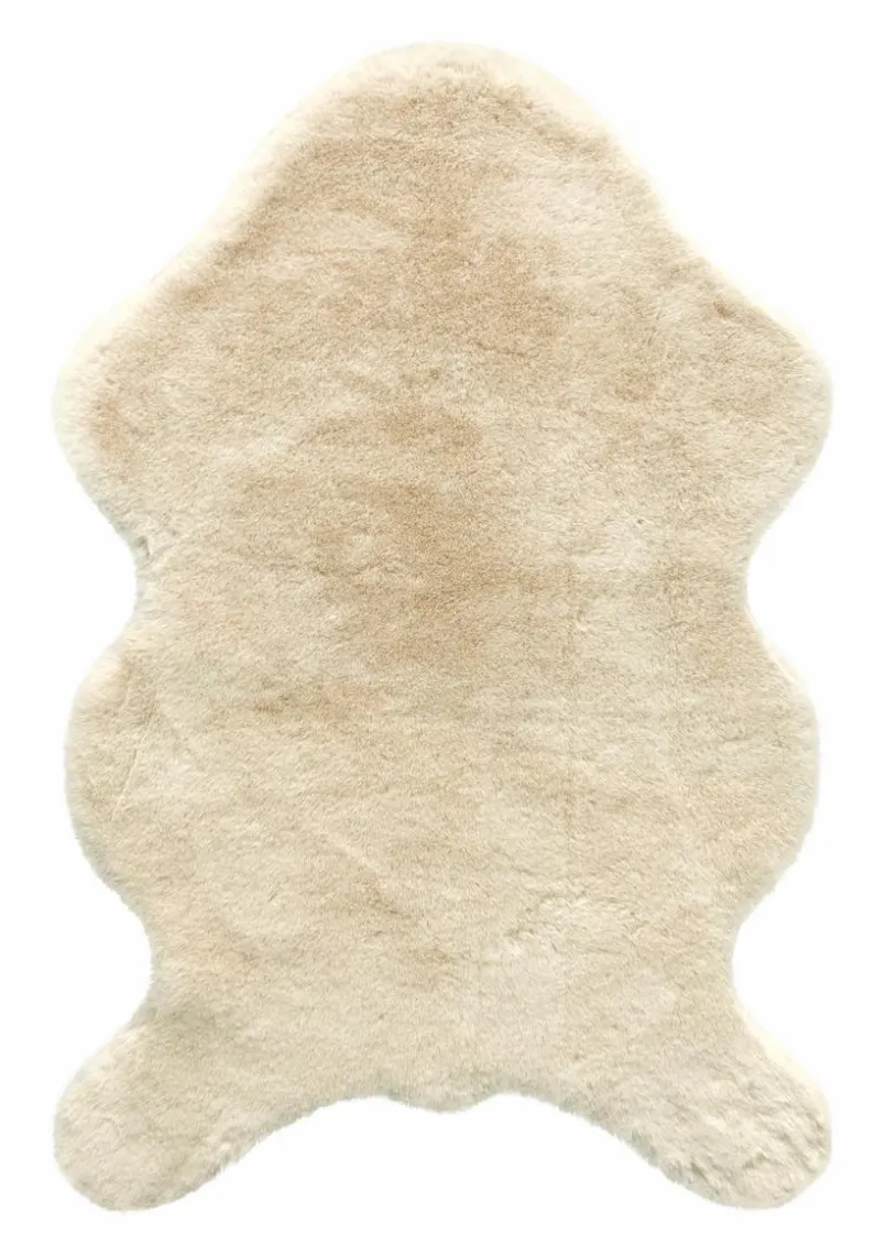 Felle & Fellteppiche-Fellimitat Happy 2 60 x 90 cm Beige