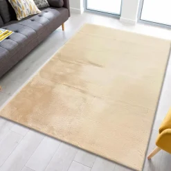 Felle & Fellteppiche-Fellimitat Happy 2 66 x 130 cm Beige