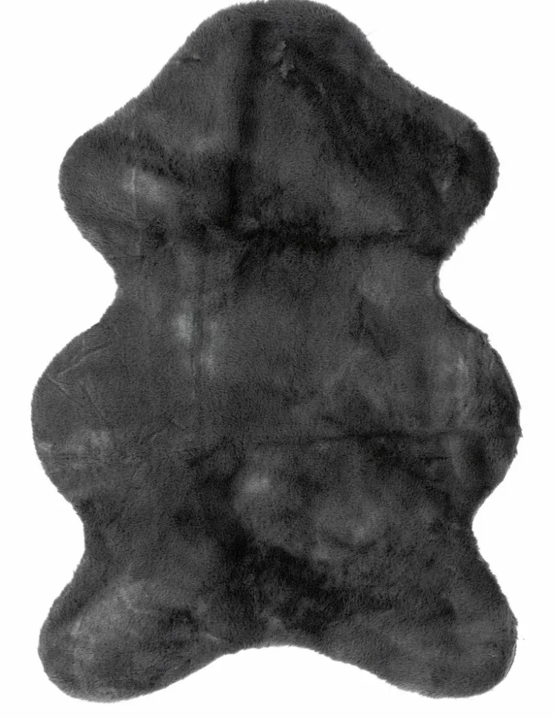 Felle & Fellteppiche-Fellteppich Giorgia 60 x 80 cm Anthracite