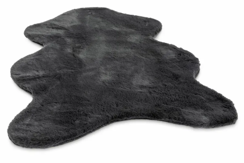 Felle & Fellteppiche-Fellteppich Giorgia 60 x 80 cm Anthracite