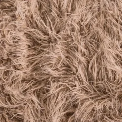 Felle & Fellteppiche-Fellteppich Imitat Zottelfell 55 x 95 cm Beige