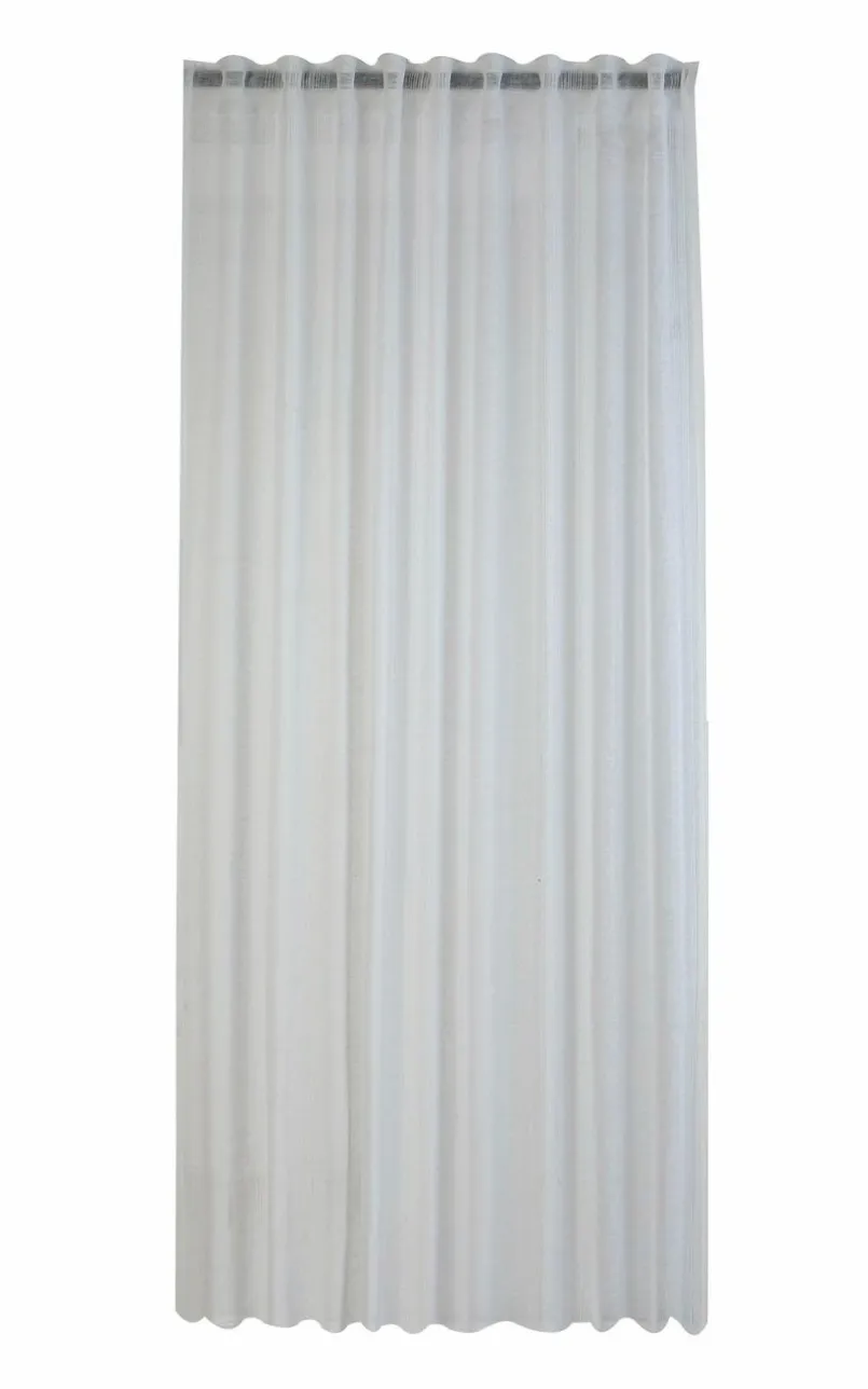 Collection Noblesse Vorhänge & Gardinen-Fertiggardine Edita 140 x 245 cm Weiß
