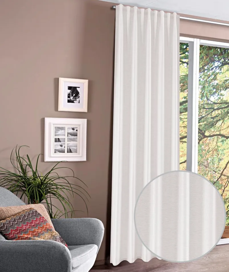 Fürstenhof Vorhänge & Gardinen-Fertiggardine Alexia 135 x 245 cm Creme