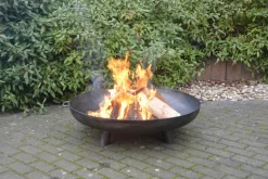 esschert design Feuerschalen-Feuerschale Fancy, Ø 100 cm Grau