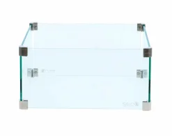 Cosi Zubehör-Feuerstellen-Glasaufsatz Square Glas Set M