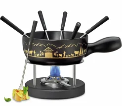 Spring Sonstige Küchenkleingeräte-Fondue-Set Montana Schwarz