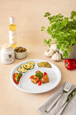 Geschirr|CreaTable Fondueteller Ø 27 cm Weiß