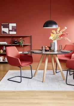 SCHÖNER WOHNEN-Kollektion Stühle-Freischwinger Cosy Rot
