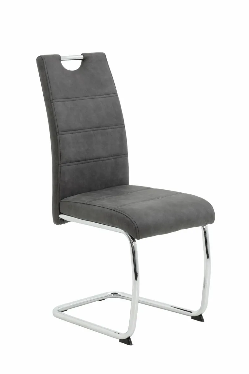 Stühle|Hela Freischwinger Flors II Anthrazit